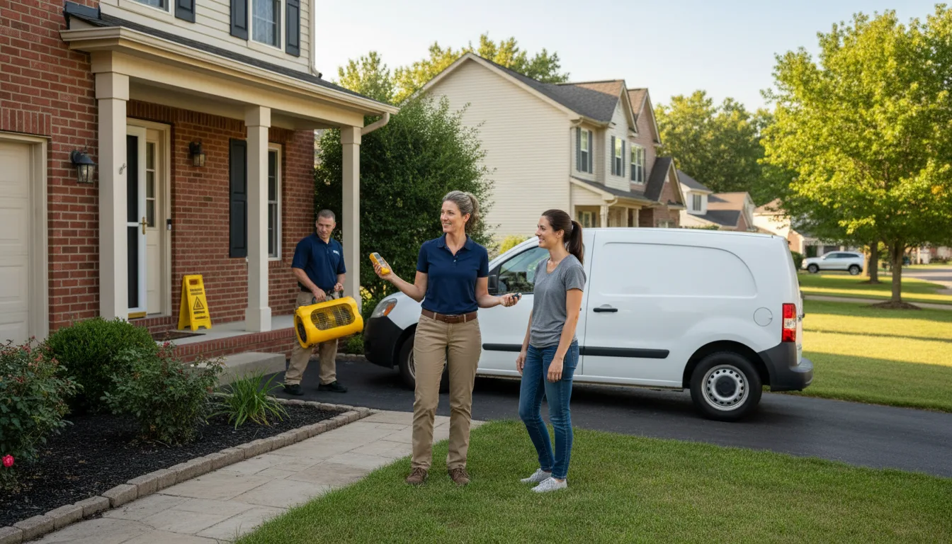 Water restoration image for Water Damage & Restoration Services in Wittman, MD